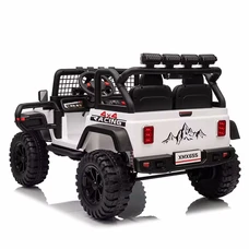 Двухместный детский электромобиль M 6376EBLR-1 белый Jeep фото 21