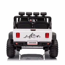 Двухместный детский электромобиль M 6376EBLR-1 белый Jeep фото 41