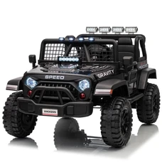 Двухместный детский электромобиль M 6376EBLR-2 черный Jeep фото 21