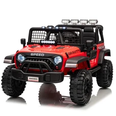 Двухместный детский электромобиль M 6376EBLR-3 красный Jeep фото 14