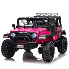 Двухместный детский электромобиль M 6376EBLR-8 розовый Jeep фото 21
