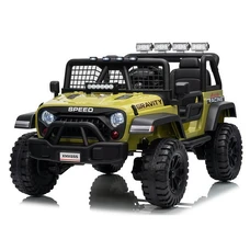 Двухместный детский электромобиль M 6376EBLR-10 зеленый Jeep фото 14