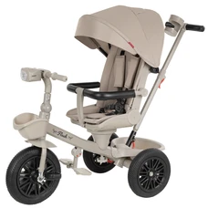 Трехколесный велосипед Tilly Flash T-3812 Beige бежевый с поворотным сиденьем