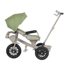 Трехколесный велосипед Tilly Flash T-3812 Green зеленый с поворотным сиденьем фото 14