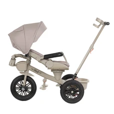 Трехколесный велосипед Tilly Flash T-3812 Grey серый с поворотным сиденьем фото 14
