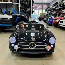Детский электромобиль M 6040EBLRS-2 черный Mercedes в автопокраске фото 63