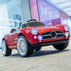 Детский электромобиль M 6040EBLRS-3 красный Mercedes в автопокраске фото 21