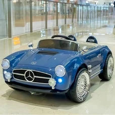 Детский электромобиль M 6040EBLRS-4 синий Mercedes в автопокраске
