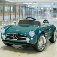 Детский электромобиль M 6040EBLRS-5 зеленый Mercedes в автопокраске