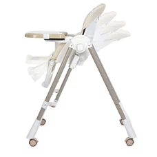 Стульчик для кормления Bambi M 5897 Beige бежевый с механическим укачиванием фото 21