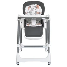 Стульчик для кормления Bambi M 5897 Gray серый с механическим укачиванием фото 14