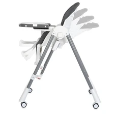 Стульчик для кормления Bambi M 5897 Gray серый с механическим укачиванием фото 21
