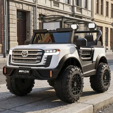 Детский электромобиль M 6353EBLR-1 белый с мягким сиденьем