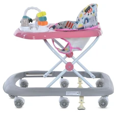 Детские ходунки El Camino Simply ME 1215 Pink розовые игровая панель с музыкой фото 21