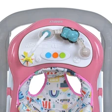 Детские ходунки El Camino Simply ME 1215 Pink розовые игровая панель с музыкой фото 37