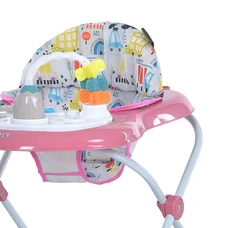Детские ходунки El Camino Simply ME 1215 Pink розовые игровая панель с музыкой фото 54