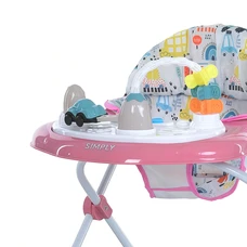 Детские ходунки El Camino Simply ME 1215 Pink розовые игровая панель с музыкой фото 63