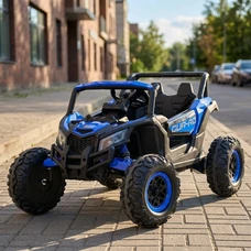 Детский электромобиль багги M 6070EBLR-4(24V) синий с двумя моторами по 200W