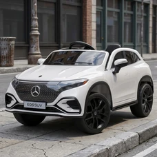 Детский электромобиль M 6161EBLR-1 белый Mercedes с двумя моторами по 45W