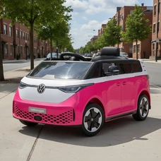 Детский электромобиль M 6281EBLR-8 розовый Volkswagen с мягким сиденьем