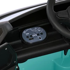 Детский электромобиль M 6281EBLR-15 бирюзовый Volkswagen с мягким сиденьем фото 92