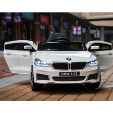 Детский электромобиль JJ2164EBLR-1 белый BMW с двумя моторами фото 11