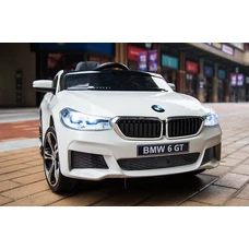 Детский электромобиль JJ2164EBLR-1 белый BMW с двумя моторами фото 22