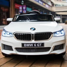 Детский электромобиль JJ2164EBLR-1 белый BMW с двумя моторами фото 21