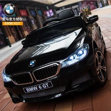 Детский электромобиль JJ2164EBLR-2 черный BMW с двумя моторами фото 14