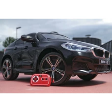 Детский электромобиль JJ2164EBLR-2 черный BMW с двумя моторами фото 16