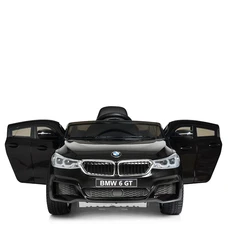 Детский электромобиль JJ2164EBLR-2 черный BMW с двумя моторами фото 31