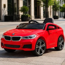 Детский электромобиль JJ2164EBLR-3 красный BMW с двумя моторами фото 86