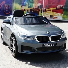 Детский электромобиль JJ2164EBLRS-11 серый BMW с автопокраской