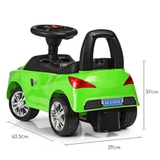 Детская каталка - толокар M 3147A-5 зеленая Audi светятся фары фото 37
