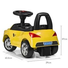 Детская каталка - толокар M 3147A-6 желтая Audi светятся фары фото 37