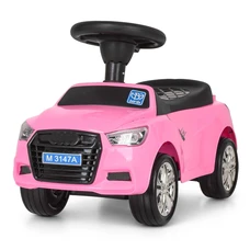 Детская каталка - толокар M 3147A-8 розовая Audi светятся фары фото 37