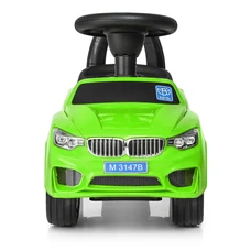 Детская каталка - толокар M 3147B-5 зеленая BMW светятся фары фото 21