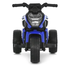 Детский мотоцикл на аккумуляторе M 6262EL-4 синий с двумя моторами по 25W фото 14