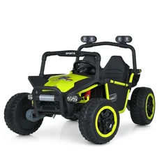 Двухместный детский электромобиль M 6207EBLR-5(24V) зеленый багги с четырьмя моторами фото 11