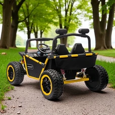 Двухместный детский электромобиль M 6207EBLR-6(24V) желтый багги с четырьмя моторами фото 14