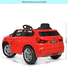 Детский электромобиль M 4522EBLR-3 красный BMW с музыкой и светом фото 86