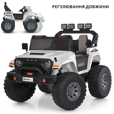 Двухместный детский электромобиль M 6204EBLR-1(24V) белый с полным приводом фото 37