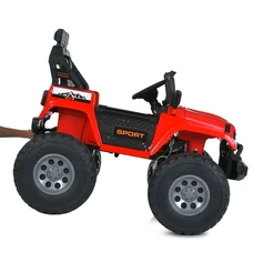 Двухместный детский электромобиль M 6204EBLR-3(24V) красный с полным приводом фото 53