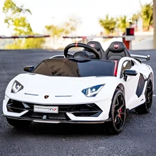 Двухместный детский электромобиль M 6026EBLR-1(24V) белый Lamborghini