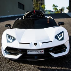 Двухместный детский электромобиль M 6026EBLR-1(24V) белый Lamborghini фото 14
