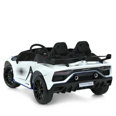 Двухместный детский электромобиль M 6026EBLR-1(24V) белый Lamborghini фото 32