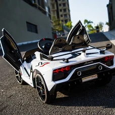 Двухместный детский электромобиль M 6026EBLR-1(24V) белый Lamborghini фото 41