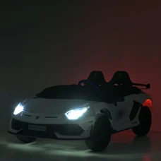 Двухместный детский электромобиль M 6026EBLR-1(24V) белый Lamborghini фото 92