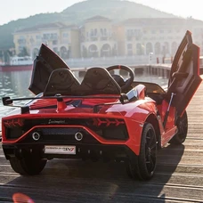 Двухместный детский электромобиль M 6026EBLR-3(24V) красный Lamborghini фото 53
