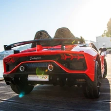 Двухместный детский электромобиль M 6026EBLR-3(24V) красный Lamborghini фото 18